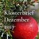 Klosterbrief Dezember 2017 Weihnachtskugel